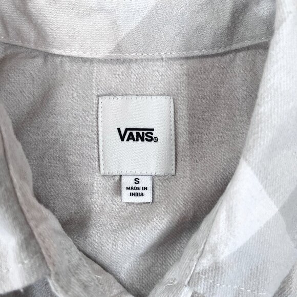 Vans - Button Up - Plaid Shirt - Size S - Picture 2 of 8